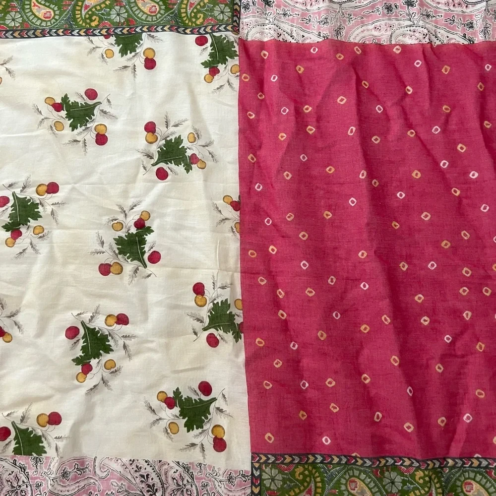 Dior Multicolor Patchwork Scarf